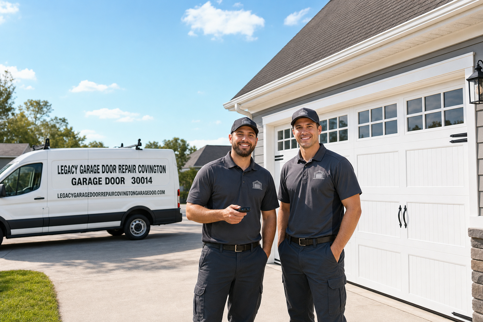 Legacy Garage Door Repair Covington	Garage Door 	30014 team at work